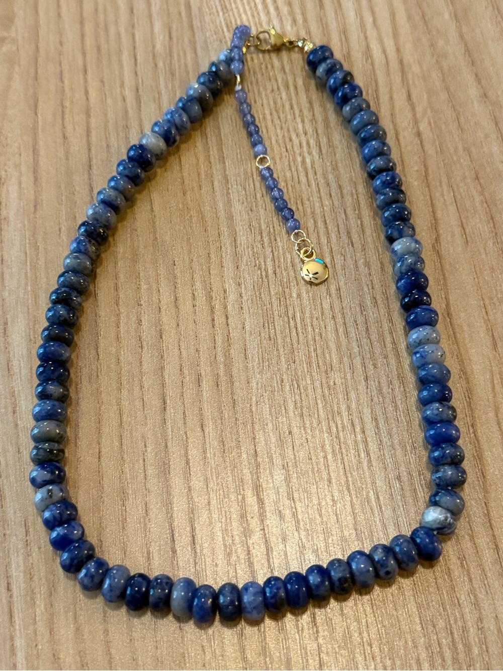New mayamar genuine Lapis Bead Necklace - Blue Women Jewelry - Picture 3 of 7